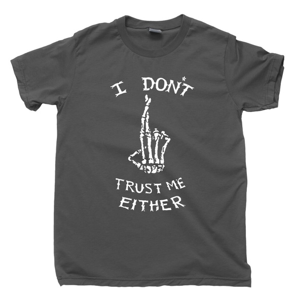 NWOT UNIF I Don't Trust Me Either Tee - Picture 1 of 6
